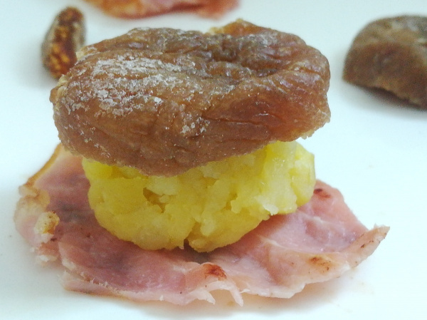 Le mix and twist pomme de terre figue bacon De Yannou