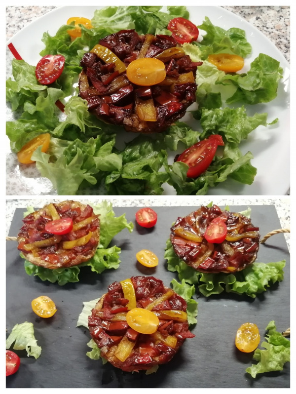 Tatin tomates poivrons